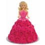 PME Plat à gâteau DOLL06 Little Doll, 115x136x42 mm, Argenté