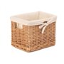 Red Hamper Rouge Hamper Panier Profond Stockage avec Doublure en Coton