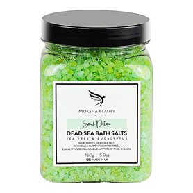 Sels de Bain pour Bain de Pieds de la Mer Morte aux Huiles d’Arbre à Thé et d’Eucalyptus Made In U.K [450g] 100% Naturels - Lutt