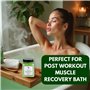Sels de Bain pour Bain de Pieds de la Mer Morte aux Huiles d’Arbre à Thé et d’Eucalyptus Made In U.K [450g] 100% Naturels - Lutt