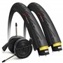 Fincci Pneu Velo Route 700x25c - Set Pliable Paire Pneus 25-622