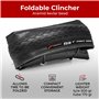 Fincci Lot de 2 pneus de vélo pliables 700 x 35c avec protection en nylon de 1 mm et 2 chambres à air 37-622 Scharader 30 TPI po