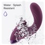 Vibrateur de Massage Personnel à Double Stimulation pour Femmes – 5 Modes de Poussée, 10 Modes de Vibration pour Stimulateur Cli