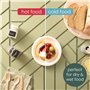 HAAGO 100 Assiettes à Dessert en Forme de Sucre D'orge - Petites Assiettes de Fête - Robustes, Rigides et Imperméables - Ecologi