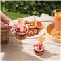 MATANA 50 Coupes à Glace en Carton, Coupelle Dessert Jetable, Pots à Glace (240ml) - Gobelets à Glace pour Anniversaire des Enfa