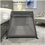 Le lit bébé de Voyage Venture Airpod Comprend Un Matelas en Mousse et Un Sac de Transport de 100 x 60 cm (Argent)