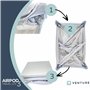 Le lit bébé de Voyage Venture Airpod Comprend Un Matelas en Mousse et Un Sac de Transport de 100 x 60 cm (Argent)