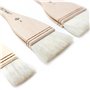Artway Lot de 3 pinceaux Chinois en merlu 25 mm/45 mm/75 mm