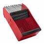 Katai - Outil de cueillette de Baies – Panier en Plastique Rouge avec Peigne métallique et poignée Ergonomique – Parfait pour cu