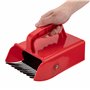 Katai - Outil de cueillette de Baies – Panier en Plastique Rouge avec Peigne métallique et poignée Ergonomique – Parfait pour cu