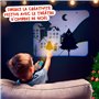 Nene Toys Livre de Contes de Noël Interactif avec Projecteur & Marionnettes d’Ombres - Histoires Magiques & Kit de Théâtre pour 