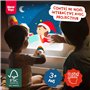 Nene Toys Livre de Contes de Noël Interactif avec Projecteur & Marionnettes d’Ombres - Histoires Magiques & Kit de Théâtre pour 