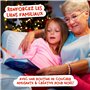 Nene Toys Livre de Contes de Noël Interactif avec Projecteur & Marionnettes d’Ombres - Histoires Magiques & Kit de Théâtre pour 