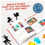 Nene Toys Livre de Contes de Noël Interactif avec Projecteur & Marionnettes d’Ombres - Histoires Magiques & Kit de Théâtre pour 