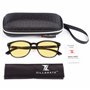 ZILLERATE LUNETTES DE CONDUITE DE NUIT homme et femme, Verres polarisés anti-éblouissement pour vision nocturne, Verres HD tinté