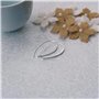 Boucles d'oreilles en fil créées avec des cristaux Zircondia®