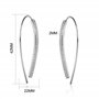 Boucles d'oreilles en fil créées avec des cristaux Zircondia®