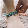 Philip Jones Cheville de Plage Synthétique Turquoise