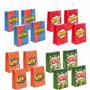 THE TWIDDLERS 16 Sacs Cadeaux Super-Héros avec Poignée à Remplir de Bonbons & de Jouets (21cm) - Pochettes Surprises Anniversair