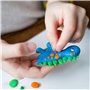 THE TWIDDLERS 125 Pcs Kit de Loisirs Créatifs - 40 Couleurs de Autodurcissante Argile, Pâte à Modeler Sèche à l'Air avec 85 Outi