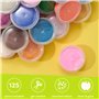 THE TWIDDLERS 125 Pcs Kit de Loisirs Créatifs - 40 Couleurs de Autodurcissante Argile, Pâte à Modeler Sèche à l'Air avec 85 Outi
