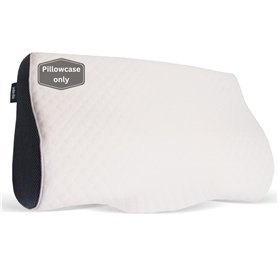 Taie d'oreiller à Mémoire de Forme Derila Fabriquée à Partir de Matériaux de Qualité. Parfaite pour Protéger Votre Oreiller Ergo