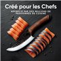 Matsato Couteau de Cuisine Parfait Pour Couper, Désosser et Hacher. Conçu Pour L'équilibre et Le Contrôle, Alliant Modernité et 
