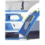 Glymnis Tente de Plage pour 3 à 4 Personnes – Protection Solaire Automatique UPF 50 + Anti-UV – Étanche avec Sac de Transport po