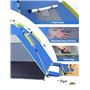 Glymnis Tente de Plage pour 3 à 4 Personnes – Protection Solaire Automatique UPF 50 + Anti-UV – Étanche avec Sac de Transport po