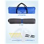 Glymnis Tente de Plage pour 3 à 4 Personnes – Protection Solaire Automatique UPF 50 + Anti-UV – Étanche avec Sac de Transport po