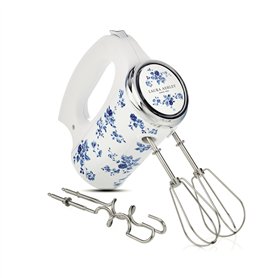 Laura Ashley Batteur Électrique Cuisine 300W avec Imprimé China Rose par VQ - Lave Vaisselle Sûr Batteurs à Main avec Batteurs e