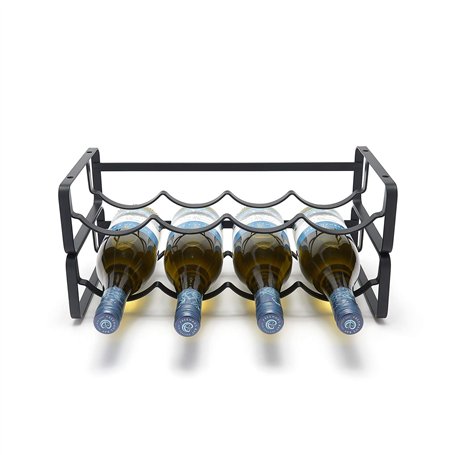 simplywire - Porte-Bouteilles modulable - Porte-Bouteilles empilable - Noir