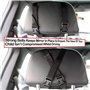 Rétroviseur de voiture pour siège arrière pour bébé avec vue arrière, incassable, réglable pour voir face à l'arrière pour nourr