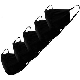 Boolavard Lot de 5 masques en coton anti-poussière
