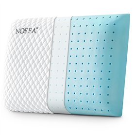 NOFFA Oreiller Memoire Forme Plat 6cm