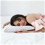 NOFFA Oreiller Memoire Forme Plat 6cm, Pillow Dur Oreiller Enfant 40x60, Ventre Oreiller Adulte, Coussin Mousse a Memoire de For