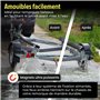 KIODEN - Feux de Remorque Led SANS FILS, inclut adaptateur 7 et 13 broches, étanche à fixation magnétique + Système anti-chute f