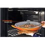 INTIGNIS Poêle à paella avec couvercle | 36cm | Grande | Compatible avec l'induction | Revêtement céramique antiadhésif | Résist