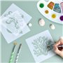 Réutilisable Journal Peinture Pochoir pour Enfants