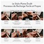 Wordsworth & Black Ensemble de stylo Plume, Extra Fine Plume, Comprend 6 cartouches d'encre et un convertisseur de recharge d'en
