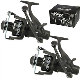 NGT XPR 6000 10BB Lot de 2 moulinets de pêche à la carpe Double poignée