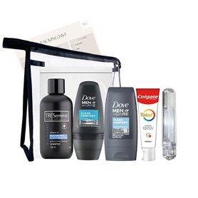 Mini trousse de toilette de voyage pour homme