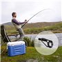 Pinsheng 40 Pièces Anneau Canne a Peche, Kit de Réparation de Canne à Pêche Acier Inoxydable Céramique Guide Anneau, 1,8-3,2mm A