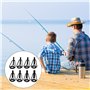 Pinsheng 40 Pièces Anneau Canne a Peche, Kit de Réparation de Canne à Pêche Acier Inoxydable Céramique Guide Anneau, 1,8-3,2mm A
