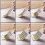 Kurtzy Lot de 30 Pinceaux Peinture Mur - 6 Tailles 1,3 à 10 cm - Pinceau Plat Peinture Pro Parfait pour la Peinture sur Écailles