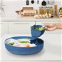 5 cm 5 Compartiments - Plateau Aperitif Dinatoire en Plastiq