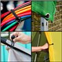 Belle Vous (Lot de 50) Tendeur Elastique Boule Noir Très Résistant - 2 Tailles - Attaches Boule Elastique - Tendeur Bache, Campi