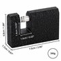 Kurtzy 2 x Lot Cadenas Robustes avec Clés - Cadenas Exterieur avec Manilles de 8 mm d’Épaisseur - Cadenas en Fonte Monobloc pour