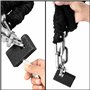 Kurtzy 2 x Lot Cadenas Robustes avec Clés - Cadenas Exterieur avec Manilles de 8 mm d’Épaisseur - Cadenas en Fonte Monobloc pour