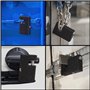 Kurtzy 2 x Lot Cadenas Robustes avec Clés - Cadenas Exterieur avec Manilles de 8 mm d’Épaisseur - Cadenas en Fonte Monobloc pour